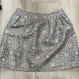Elegant Miami Geometric Patterned Skirt